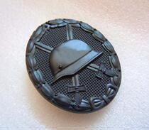 European Wind Van Reengrained Deutsche Black Injury Medal Prussia Black Negative Injury Medal Medallion Medallion