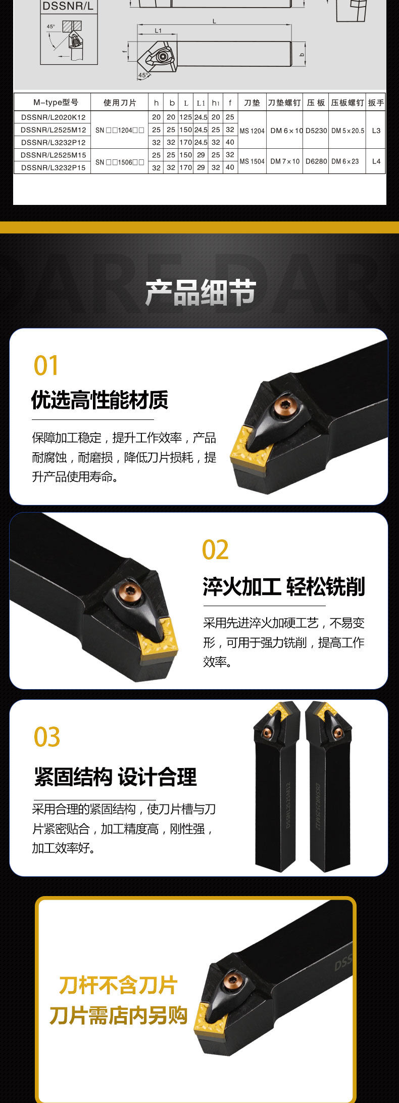 PCLNR/L - PORTAUTENSILI PER TORNITURA ESTERNA P-SYSTEM