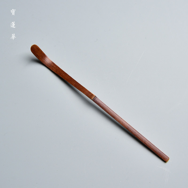 Real old bamboo tea plus-cha tea pickpocket tea-channel Zero accessories Artisanal Bamboo Tea Ware Old Coal Bamboo Six Gentleman Tea Spoon