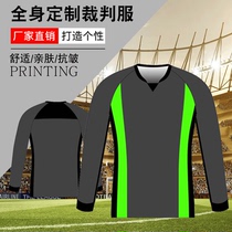 Full body custom referee uniforms long mens and womens basketball football table tennis badminton competition referee uniforms custom printing