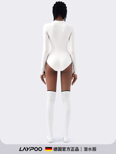 潜水服女水母服湿衣2025新款长袖保暖浮潜衣冲浪服防晒速干游泳衣