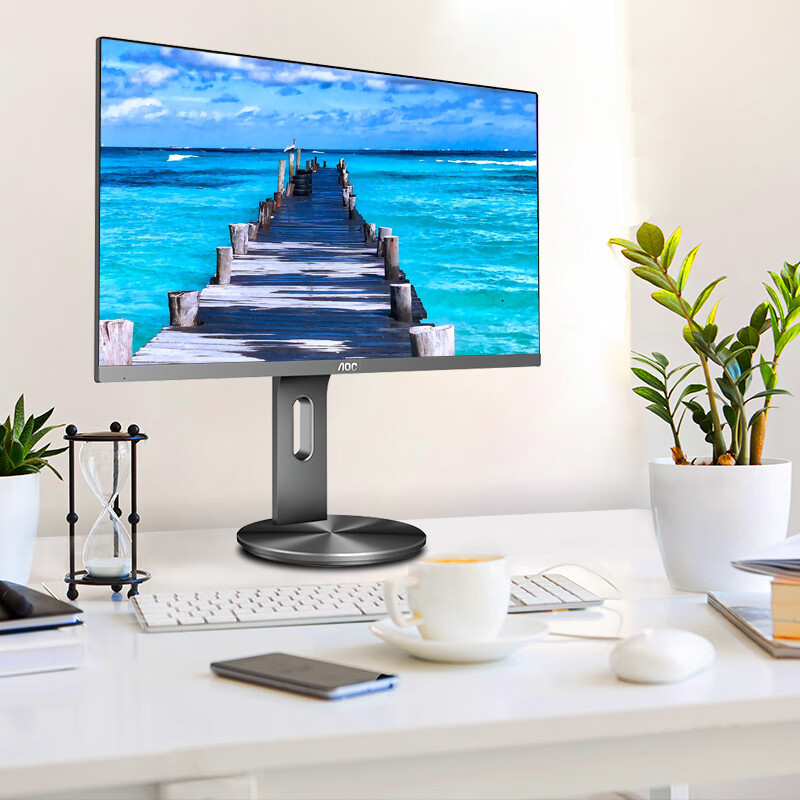 Aoc U2790Pq 27-Inch 4K Monitor Ultra-Clear Ips Wide Viewing Angle Adjustable Design Upgraded U27V4 Screen