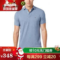 Tommy Hilfiger mùa hè mới áo sơ mi polo ngắn tay cổ điển màu rắn kinh doanh bình thường Tommy T-shirt quần áo nam ao polo nam