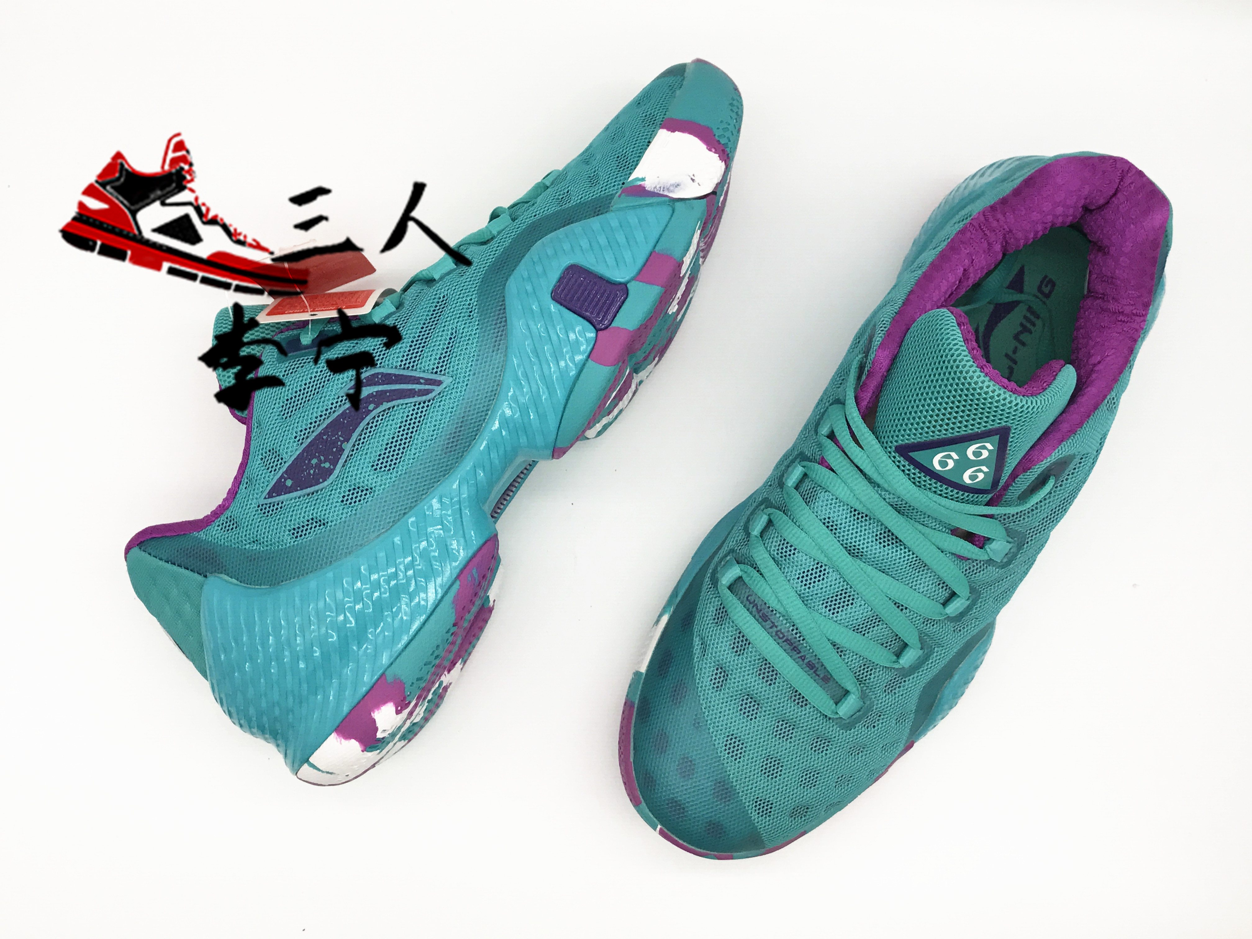 Li Ning chính hãng air raid 3 đám mây hấp thụ sốc thấp để giúp mặc cao của nam giới chiến đấu giày bóng rổ ABAL055 ABAL043 giày thể thao chính hãng