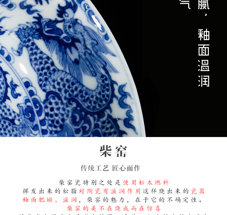 The Owl up jingdezhen maintain manual ceramic blue and white hand painting of wulong tea cup master kung fu tea cup