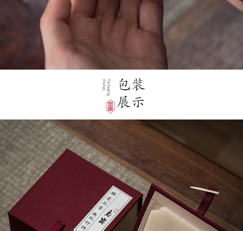 The Owl up jingdezhen tea masters cup draw with enamel butterfly single CPU checking ceramic sample tea cup
