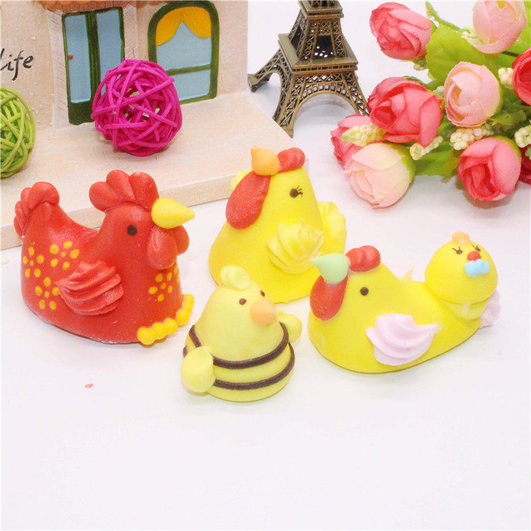 Baking party New Year cake decorations life star treasure god series zodiac auspicious chicken sugar man doll ornaments