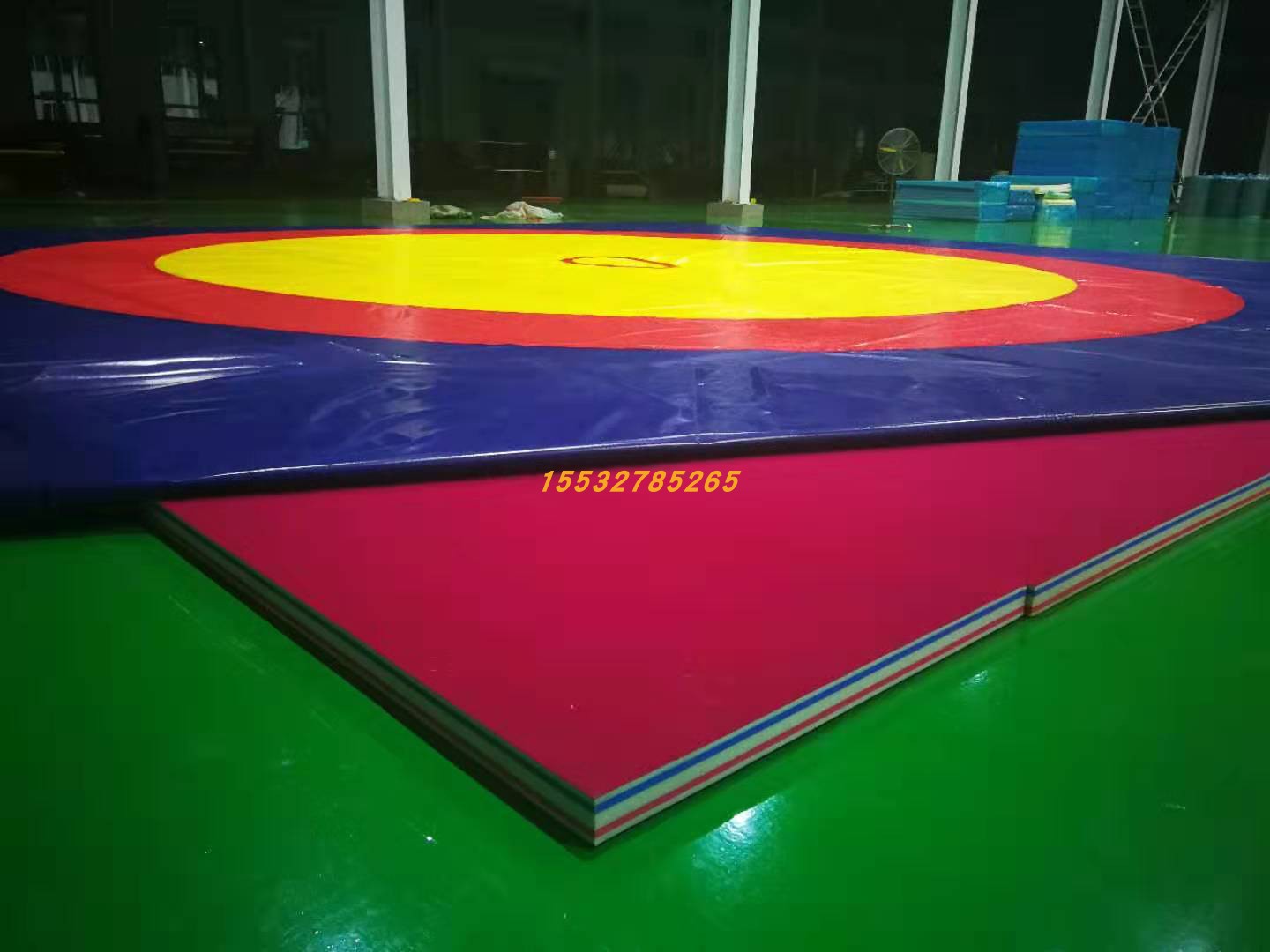 Wrestling mat cover single martial arts punching mat cover cloth Tai Chi pusher non-slip professional competition training venue cover cloth