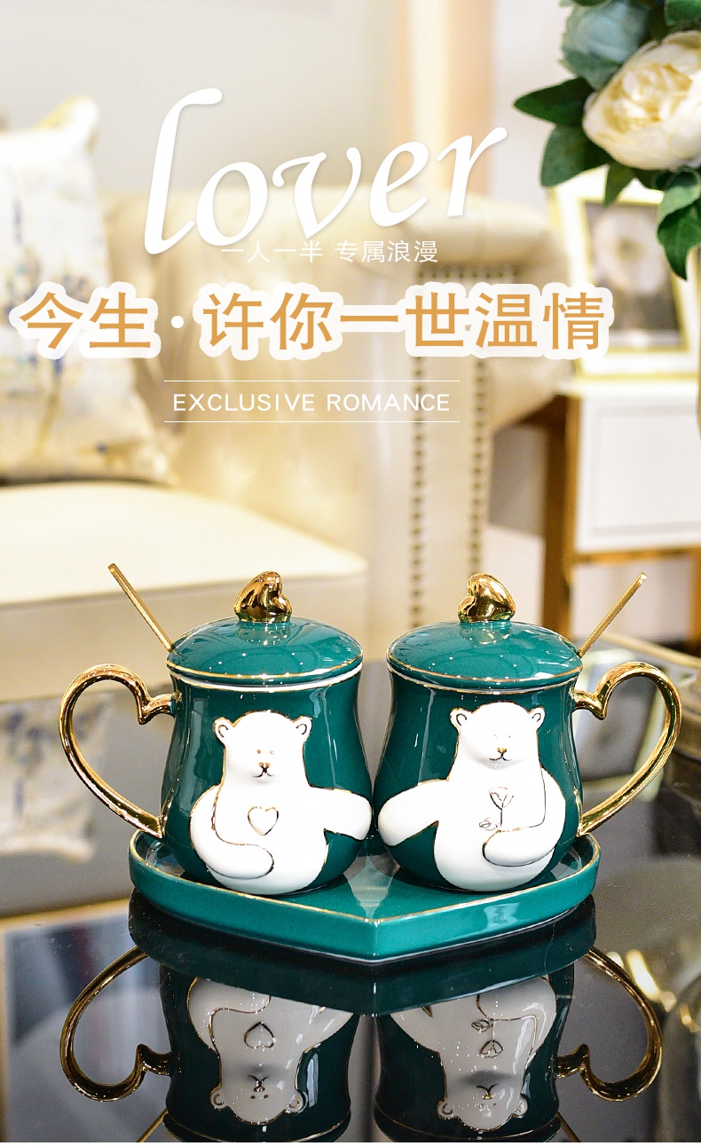 Creative gifts newly - I picking picking cup girlfriends functional ceramic furnishing articles engagement birthday gift gift box
