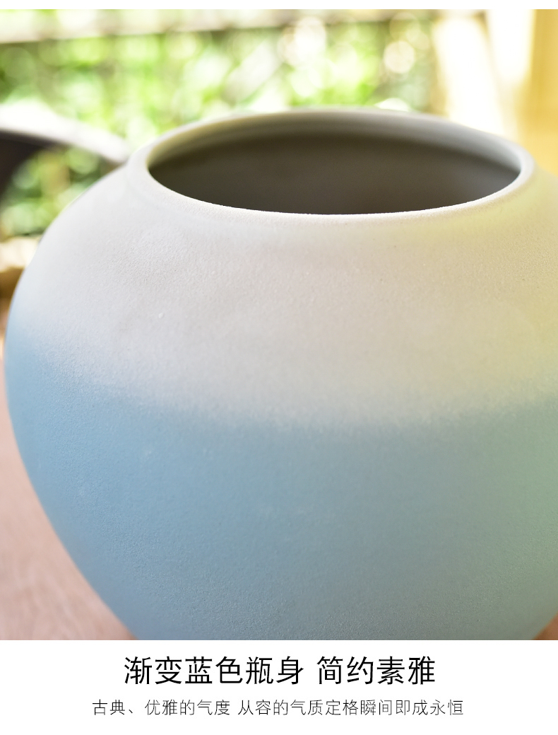 New Chinese style furnishing articles of jingdezhen ceramic vase of I sitting room porch TV ark, wine home decoration decoration