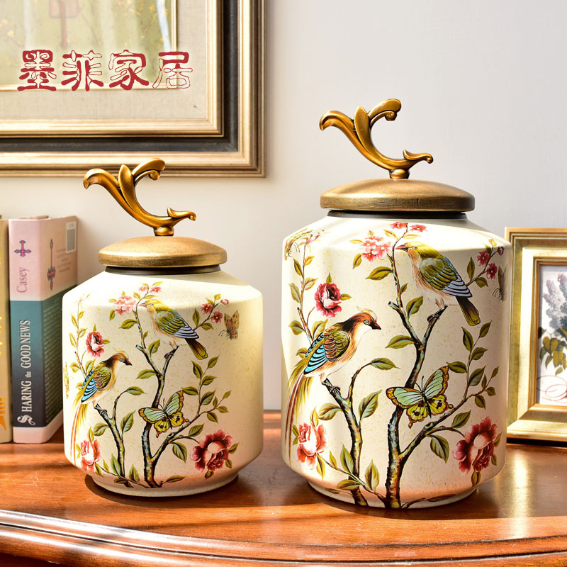 European ceramic vase furnishing articles American home sitting room porch ark, flower arranging storage tank table decoration decoration