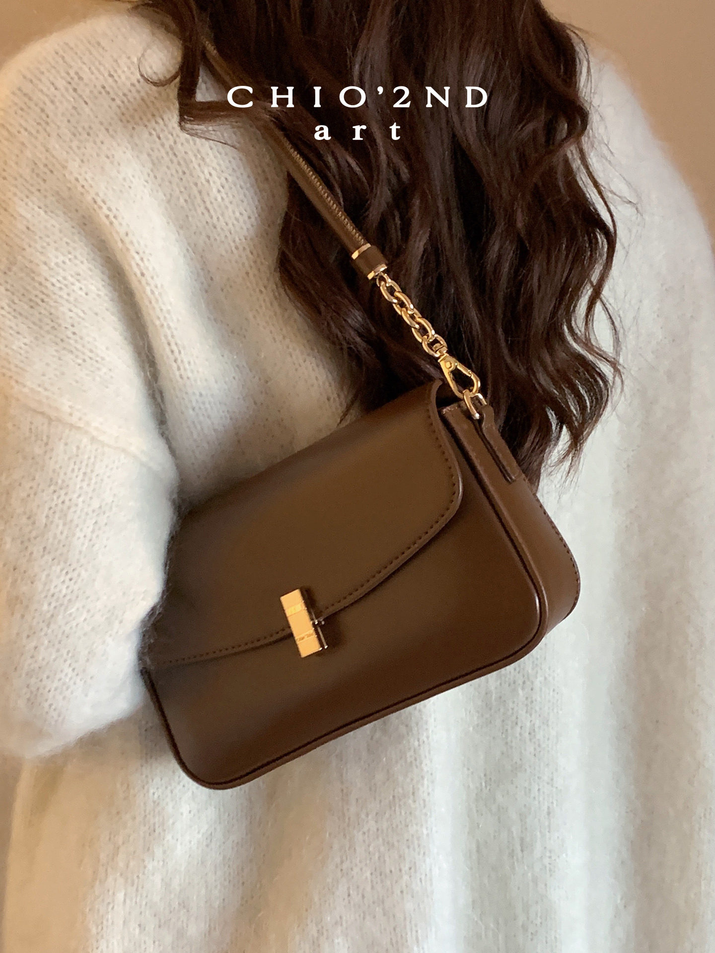 Nanfeng Chio2Nd Golden Autumn Image Underarm Bag for Women 2026 New High-End Commuter Bag Single Shoulder Crossbody Bag