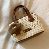 南风Chio2nd 浅溪织锦托 托特包包女2025超火手提编织包单肩斜挎小包