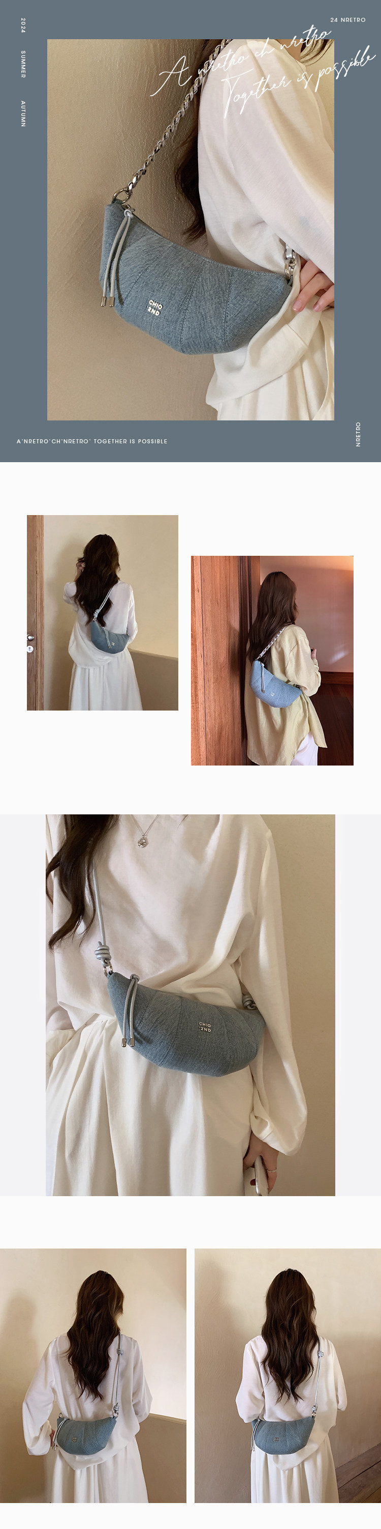 NANFENG CHIO2ND ZURICH CORND полумесяц пакет оригинал меньшинство джинсы синего плечо сумка женщина коровий рог пакет chio’2nd 