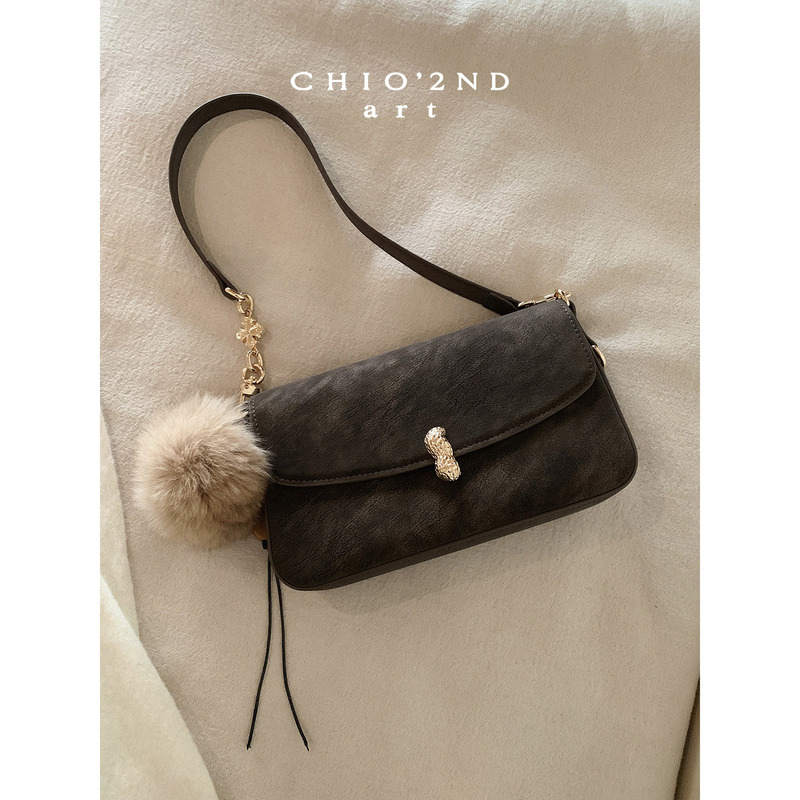 Nanfeng Chio2Nd Mocha Autumn Whisper Small Square Bag 2026 Super Cute Bag Women's Shoulder Underarm Bag Crossbody Bag