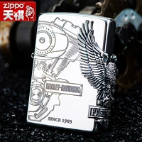 Оригинальный подлинный Zippo более легкий Harley серебряный