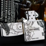 Оригинальный подлинный Zippo более легкий Harley серебряный