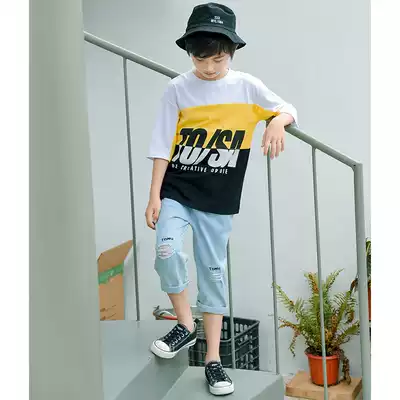 (Broken code and leakage are not supported to be returned)Boys ' summer suit 2020 summer children's foreign school boys and babies are handsome