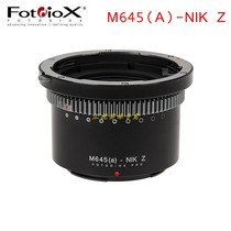 Fotodiox for Mamiya Mamiya 645 lens transfer Nikon Z6 Z7II adapter ring M645-NZ