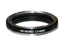 Metabones M645-LS Connection Ring for Mamia 645 manual lens to Leica S S2 S3