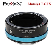 US Fotodiox for Mamiya Mamiya 7 lens to Fuji GFX50R 100s electronic adapter ring