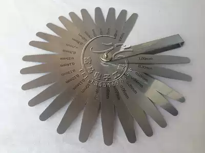 Imported from Japan 0 03-1MM plug gauge supertech 25 pieces thick book gauge 100MZ gap piece plug gauge