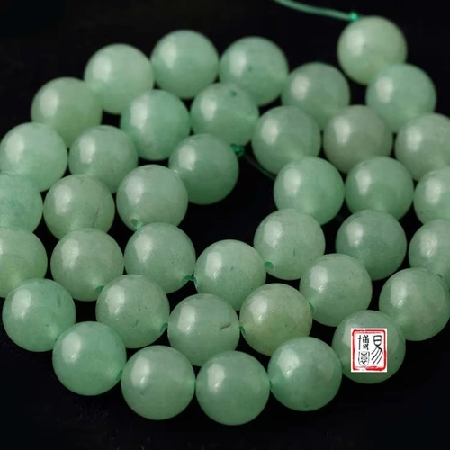 Натуральные бусины из нефрита, аксессуары, аксессуар, браслет из бусин