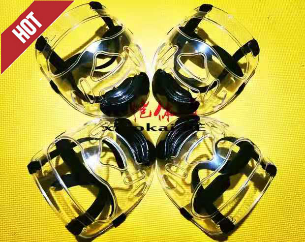Mask Taekwondo face shield face transparent protective mask headmask for the head mask is firmly removable