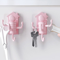 Bird vertical rotary hook waterproof strong adhesive nailless hook kitchen wall bathroom more with hook C20