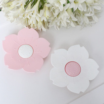 Soapbox creative personality drainage toilet cute cherry blossom soap tray soap box flower cherry blossom soap box C3