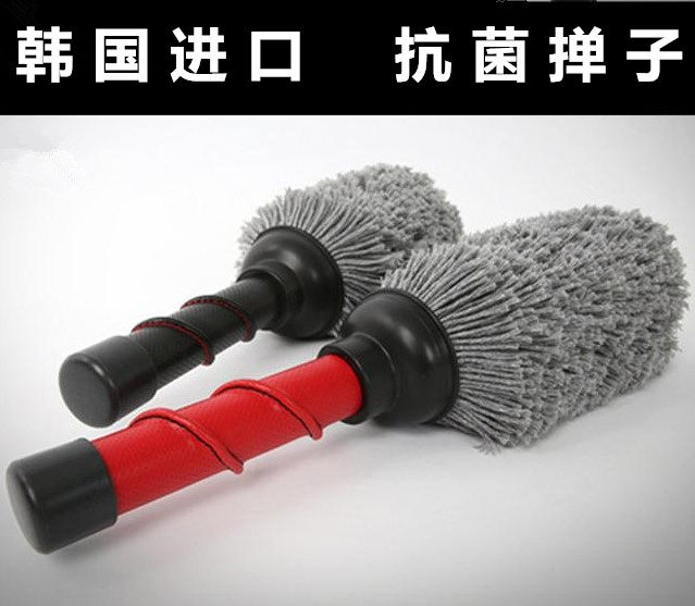 Korea imported car waxing mop Car snow sweep dust brush car wash brush wax brush car mop