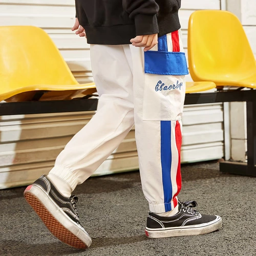 Демисезонные спортивные модные штаны для отдыха, подходит для подростков, в корейском стиле, в западном стиле