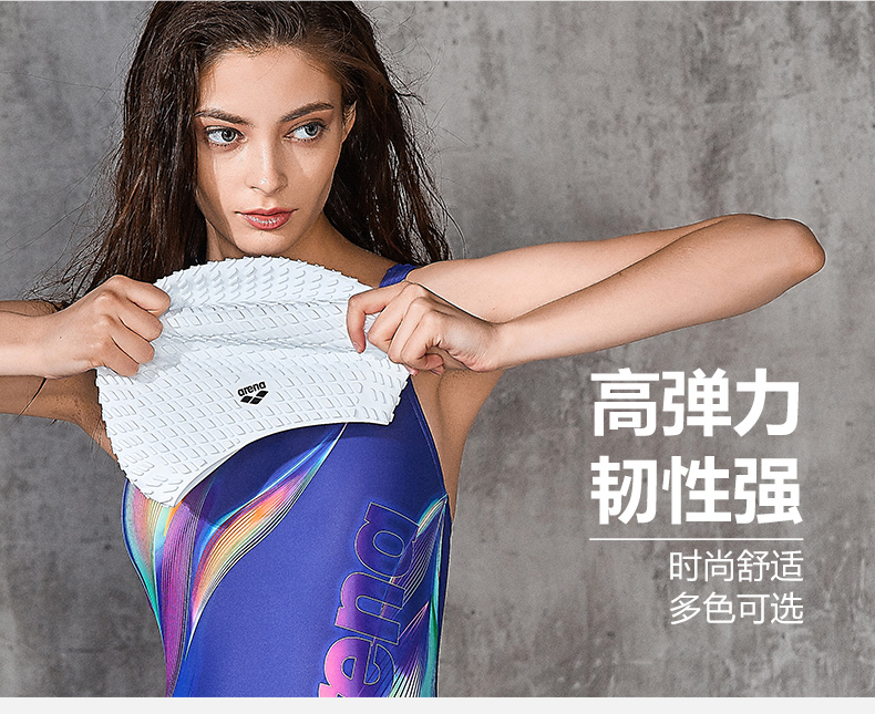 Mũ lưỡi trai cho nam và nữ tóc dài tai thoải mái silicone không thấm nước mũ bơi người lớn tăng bong bóng bơi nón bơi không ướt tóc	