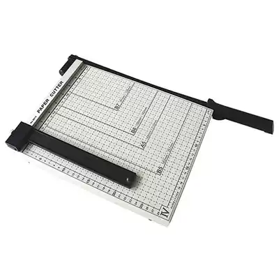 Del Paper Cutter 8014 Steel Paper Cutter Paper Cutter Photo A4 Multifunctional Manual Paper Cutter