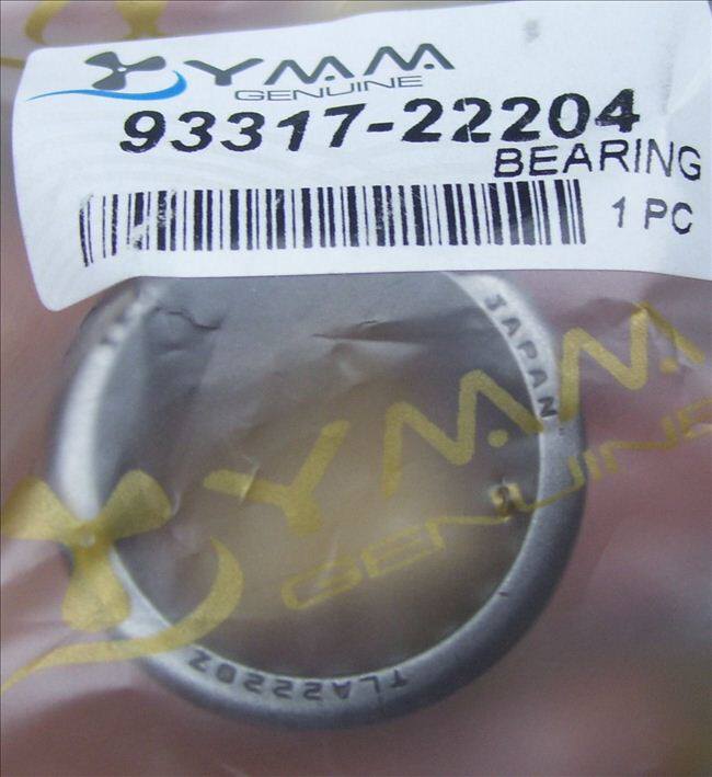 2 punch 40 boat propeller shaft rolling pin bearings 1 93317-22204 in aircraft carrier Ling Xuan Hai Fei