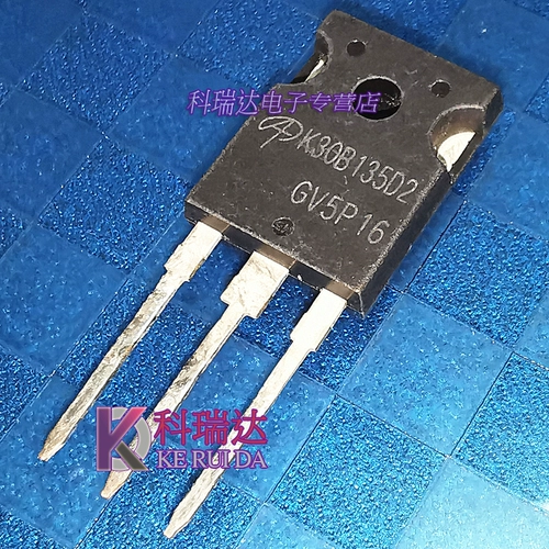 K30B135W1 Оригинальная разборка 30A1350V Коммерческая индукционная плита обычно используется IGBT Monocular K30B135D2