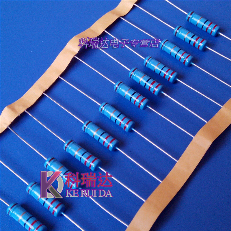 (shoot 30 pieces) 22 ohm metal film resistance 2W 2 W 1 % high precision five color ring