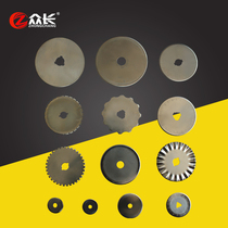 Cut Cloth Wheel Blade Flat Leather Fascia Cut Blade Leather Thin Blade 45mm Cut Blade 28mm Alloy Small Round Knife