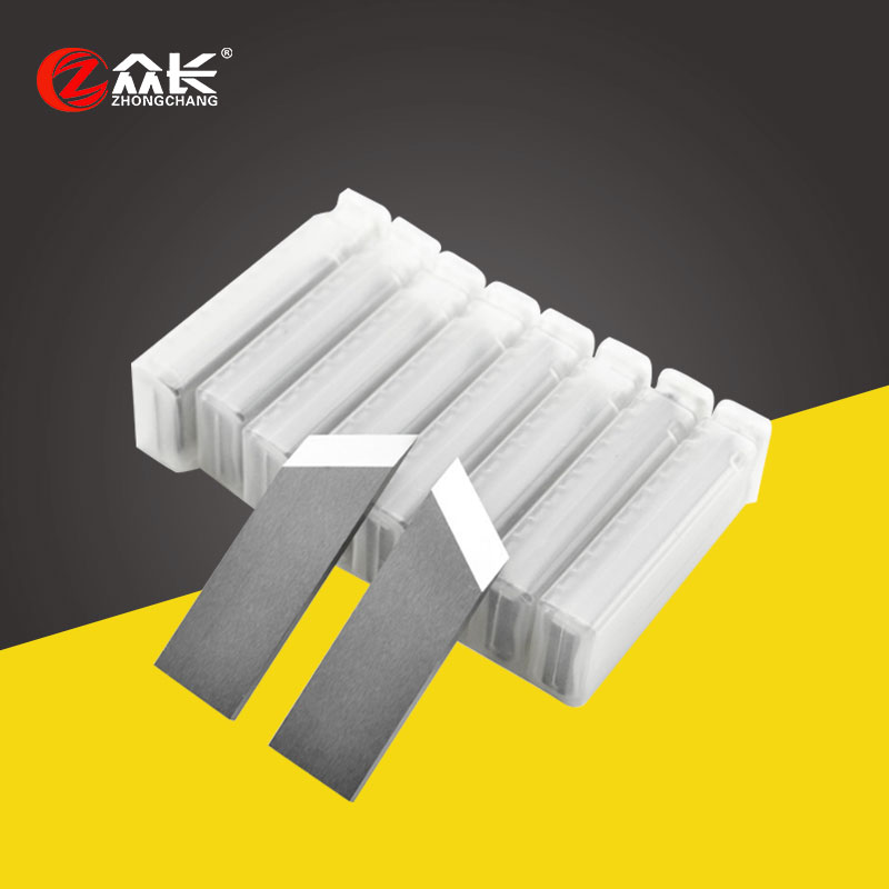 Gift box V slot machine tungsten steel knife dust-free roller V groove hard alloy knife ash cardboard open slot machine left and right knife