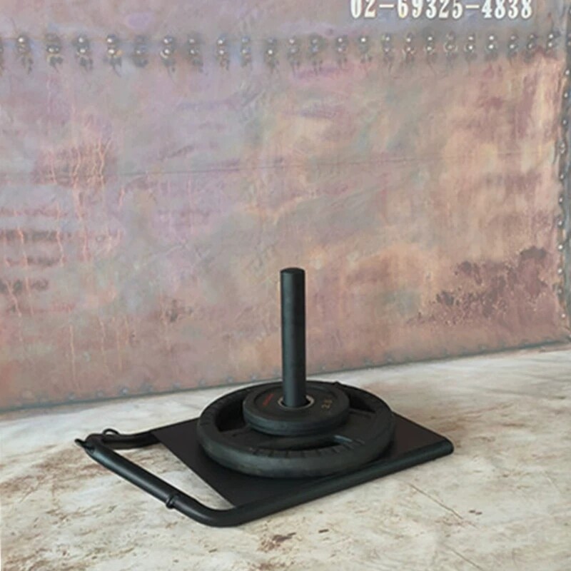 Fitness sleigh pull belt track and field resistance weight training power sled sprint explosive power