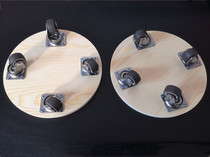 Universal roller abdominal wheel four-wheel abdominal muscle disc sliding disc sports fitness equipment home exercise abdominal muscle skateboard