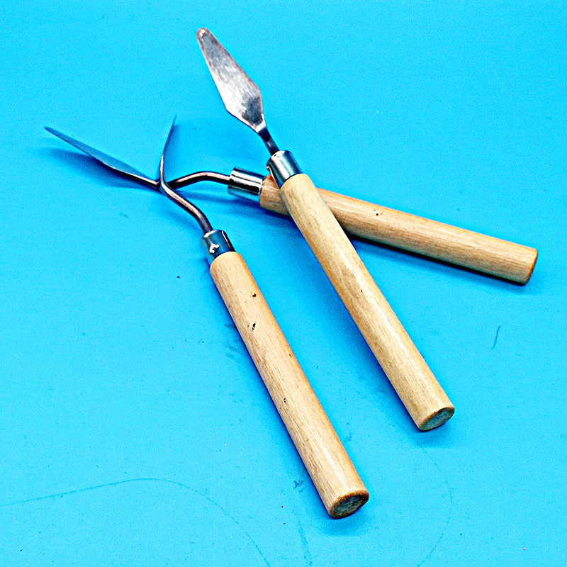 Fine Arts Water Powder Scraper Children Handcrafted Ultra Light Earth Rag Knife Accessories Paint Pick Knife Soft Pottery Details Tool Material