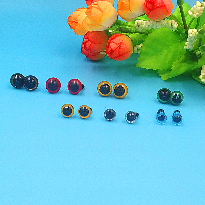Plastic multicolored screw eyes Children DIY handmade cloth art doll ultra-light Toy toy accessories Material