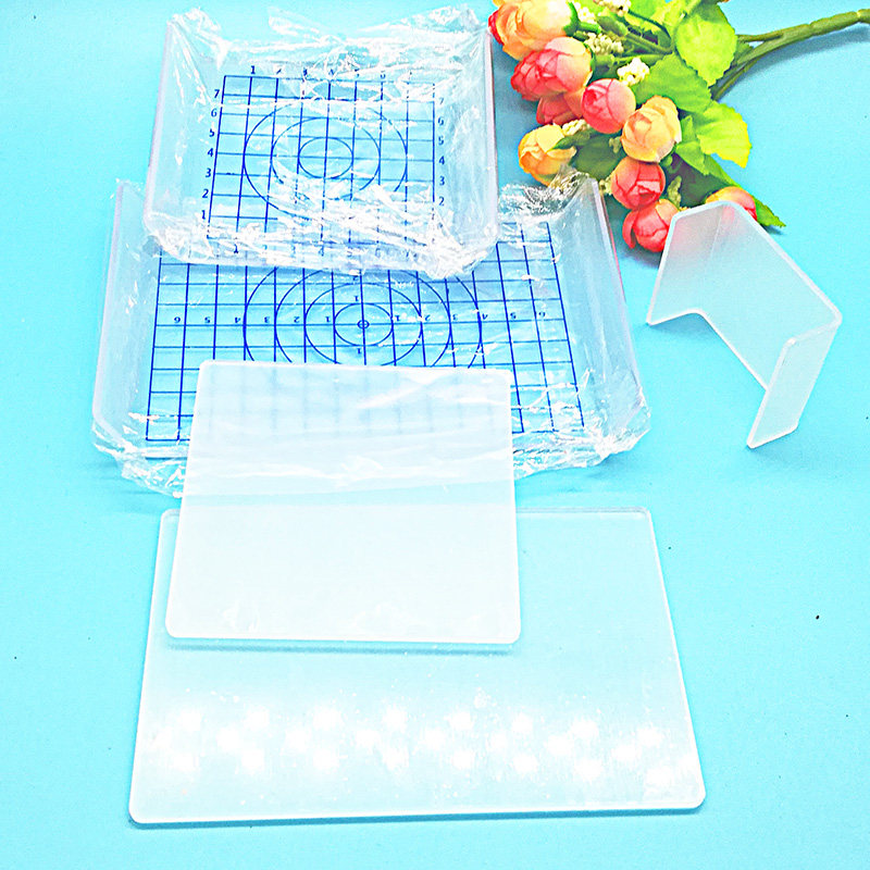 Acrylic Press Board Man Occasional Base Square Soft Pottery Rubber Clay Ultra Light Earth Tool Hand Rub board