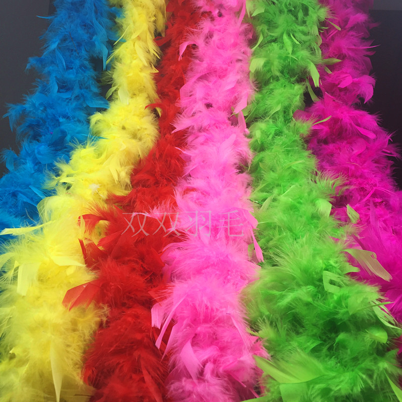 Feathers Fire Flake Turkey Feather Strip Feather Scarf Bouquet Packaging Stage Wedding Decoration Wedding Dress Dress Tail