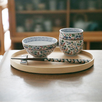 Glutinous rice porcelain) Japanese imported classical gorgeous delicate rice bowl tea cup buy it too good to buy it.