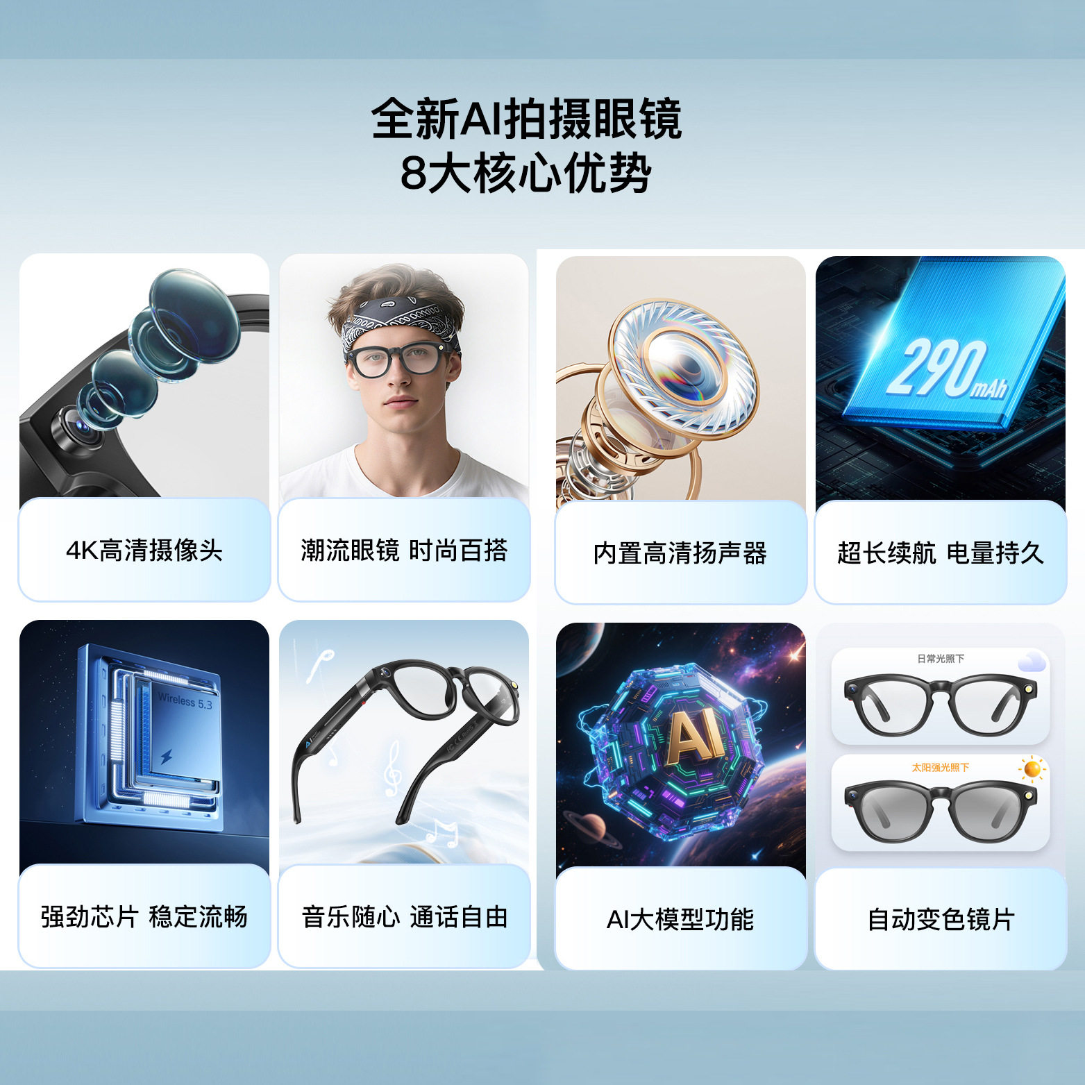 这眼镜能实时翻译+防抖拍Vlog？别告诉我你还没上车！_ai眼镜_淘宝数码网