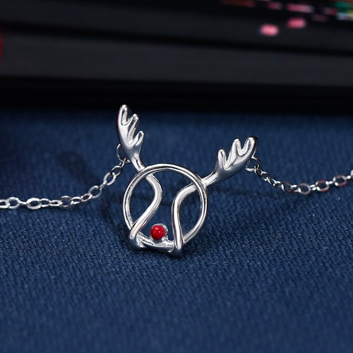 Ожерелье, цепочка до ключиц на день Святого Валентина, серебро 999 пробы, 2021 года, подарок на день рождения