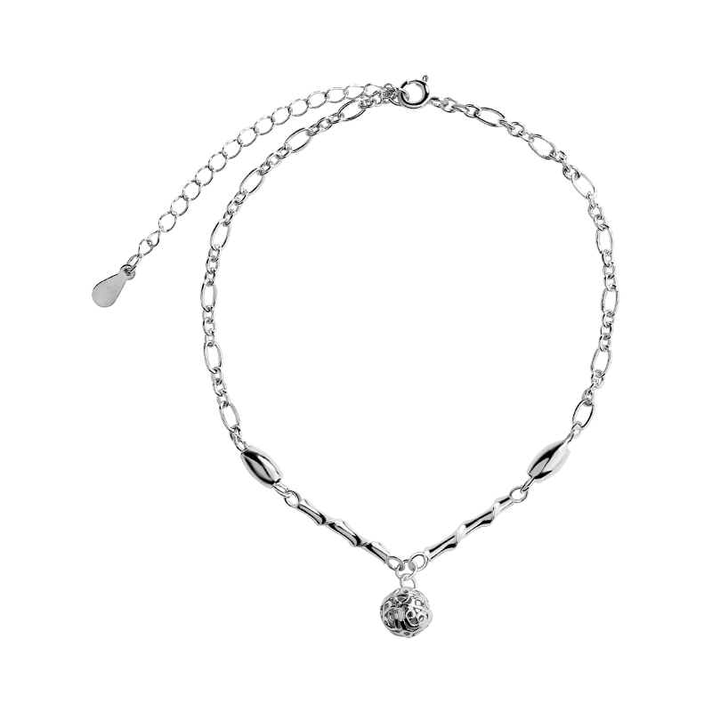 Chaine de cheville Femme      en Argenterie - Ref 3101467 Image 5