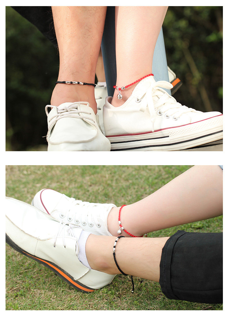 Chaine de cheville Couple      en Argenterie - Ref 3101506 Image 13